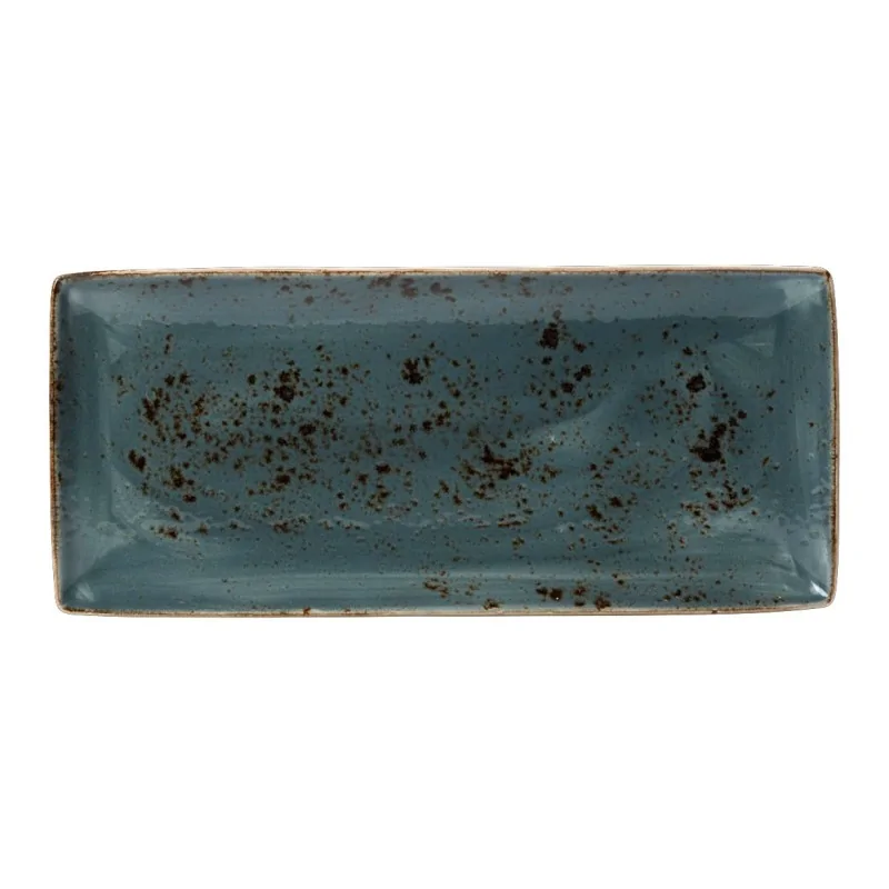 Steelite Performance Craft Blue Tray Rectangle 14 1/2'' x 6 1/2'' Craft Blue - Pack of 6 Steelite Performance Craft Blue Tray Rectangle 14 1/2'' x 6 1/2'' Craft Blue - Pack of 6