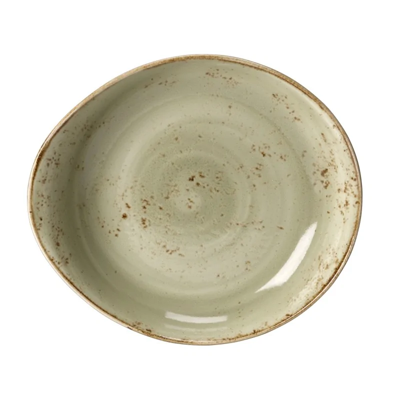 Steelite Performance Craft Green Bowl 11'' x 9 1/2'' (32 Oz) Craft Green - Pack of 12 Steelite Performance Craft Green Bowl 11'' x 9 1/2'' (32 Oz) Craft Green - Pack of 12