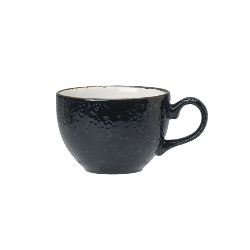 Steelite Performance Craft Licorice Low Cup 4 3/4'' x 2 3/8'' (8 Oz) Craft Licorice - Pack of 36 Steelite Performance Craft Licorice Low Cup 4 3/4'' x 2 3/8'' (8 Oz) Craft Licorice - Pack of 36