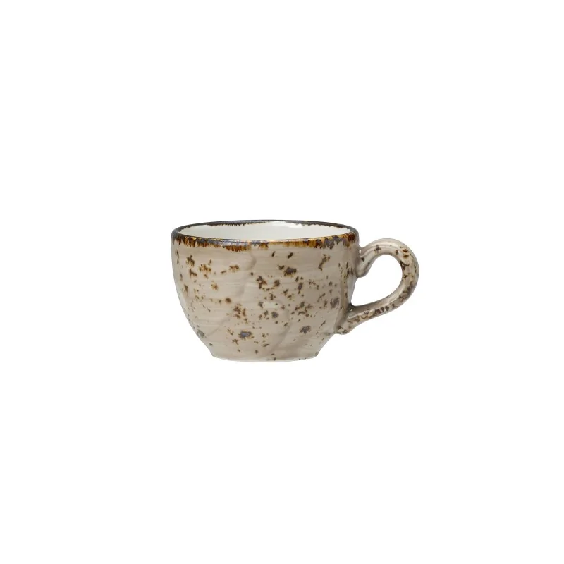 Steelite Performance Craft Porcini Low Cup 3 1/2'' x 1 3/4'' (3 Oz) Craft Porcini - Pack of 12 Steelite Performance Craft Porcini Low Cup 3 1/2'' x 1 3/4'' (3 Oz) Craft Porcini - Pack of 12