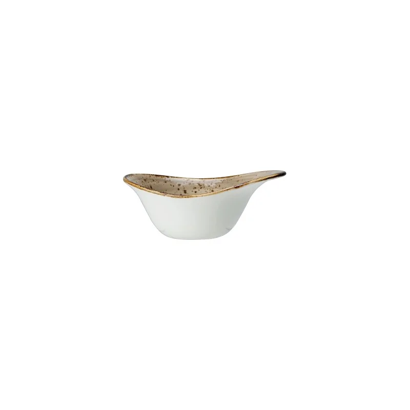 Steelite Performance Craft Porcini Bowl 5'' x 3 3/4'' x 2 1/8'' (4 Oz) Craft Porcini - Pack of 12 Steelite Performance Craft Porcini Bowl 5'' x 3 3/4'' x 2 1/8'' (4 Oz) Craft Porcini - Pack of 12