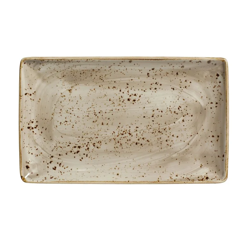 Steelite Performance Craft Porcini Tray Rectangle 10 5/8'' x 6 1/2'' Craft Porcini - Pack of 6 Steelite Performance Craft Porcini Tray Rectangle 10 5/8'' x 6 1/2'' Craft Porcini - Pack of 6