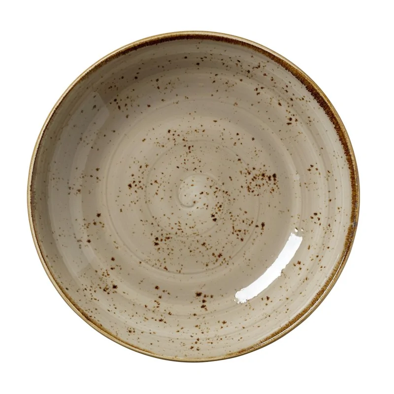 Steelite Performance Craft Porcini Bowl Coupe 10'' x 1 3/4'' (1 3/8 Qt) Craft Porcini - Pack of 12 Steelite Performance Craft Porcini Bowl Coupe 10'' x 1 3/4'' (1 3/8 Qt) Craft Porcini - Pack of 12