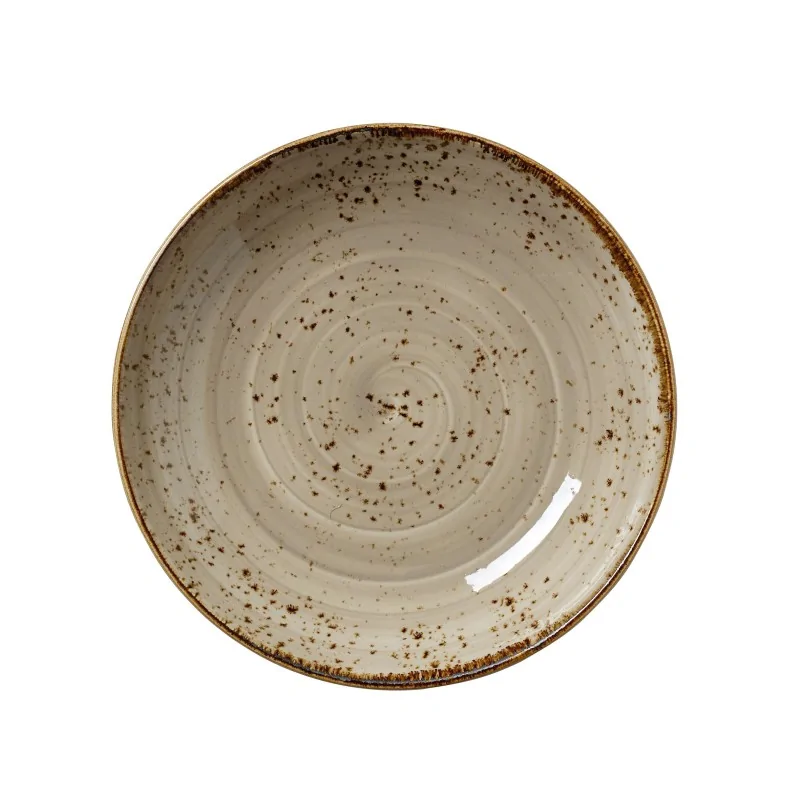 Steelite Performance Craft Porcini Bowl Coupe 8 1/2'' x 1 1/2'' (27 Oz) Craft Porcini - Pack of 24 Steelite Performance Craft Porcini Bowl Coupe 8 1/2'' x 1 1/2'' (27 Oz) Craft Porcini - Pack of 24