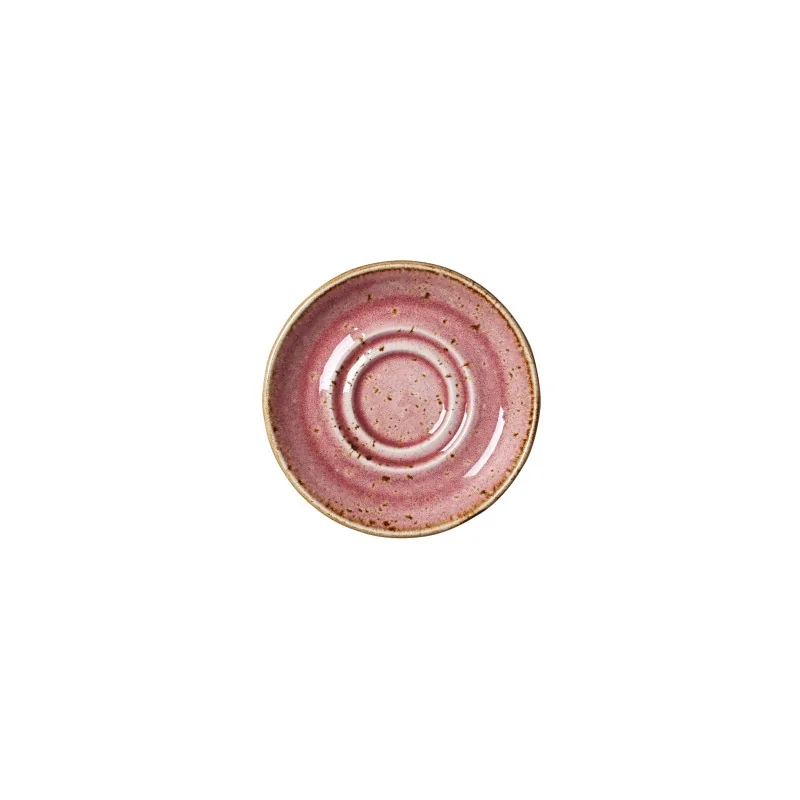 Steelite Performance Craft Raspberry Saucer Double Well 4 5/8'' Craft Raspberry - Pack of 12 Steelite Performance Craft Raspberry Saucer Double Well 4 5/8'' Craft Raspberry - Pack of 12