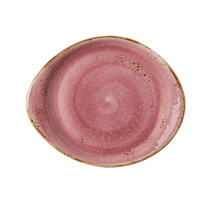 Steelite Performance Craft Raspberry Plate 10'' x 8 1/8'' Craft Raspberry - Pack of 12 Steelite Performance Craft Raspberry Plate 10'' x 8 1/8'' Craft Raspberry - Pack of 12