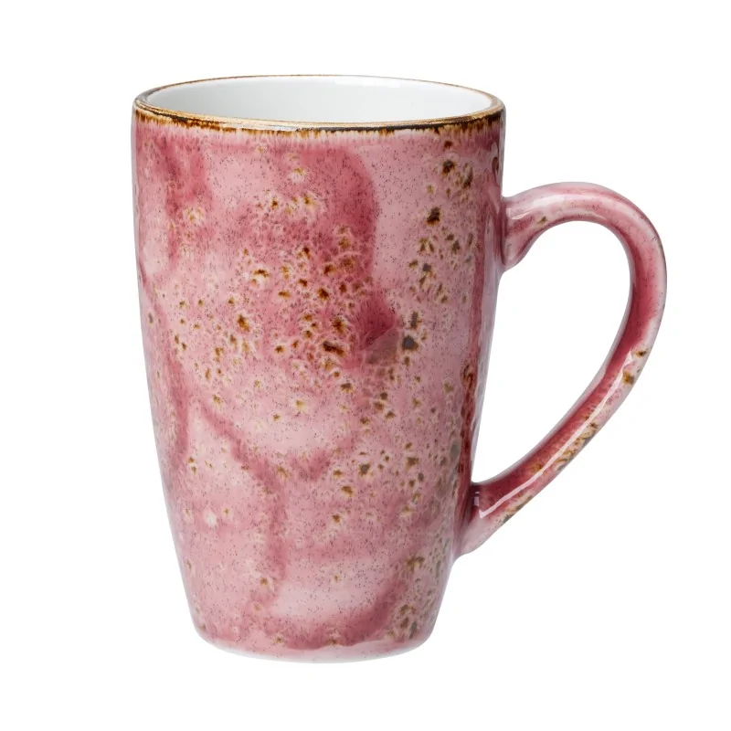 Steelite Performance Craft Raspberry Quench Mug 4 1/4'' x 4 3/8'' (10 Oz) Craft Raspberry - Pack of 12 Steelite Performance Craft Raspberry Quench Mug 4 1/4'' x 4 3/8'' (10 Oz) Craft Raspberry - Pack of 12