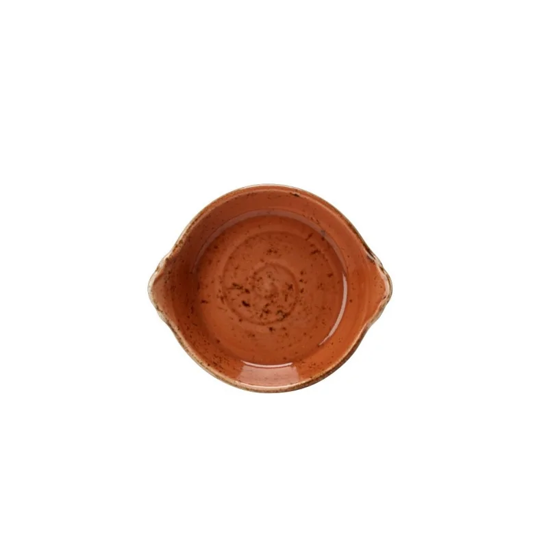 Steelite Performance Craft Terracott Round Earred Dish 5 3/4'' x 1 5/8'' (6 1/2 Oz) Craft Terracotta - Pack of 36 Steelite Performance Craft Terracott Round Earred Dish 5 3/4'' x 1 5/8'' (6 1/2 Oz) Craft Terracotta - Pack of 36