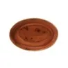 Steelite Performance Craft Terracott Oval Sole Dish 11'' x 7 1/2'' x 2 1/8'' (1 5/8 Qt) Craft Terracotta - Pack of 6