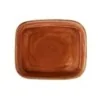 Steelite Performance Craft Terracott Oblong Roaster 14'' x 12'' x 2 1/8'' (4 Qt) Craft Terracotta - Pack of 6