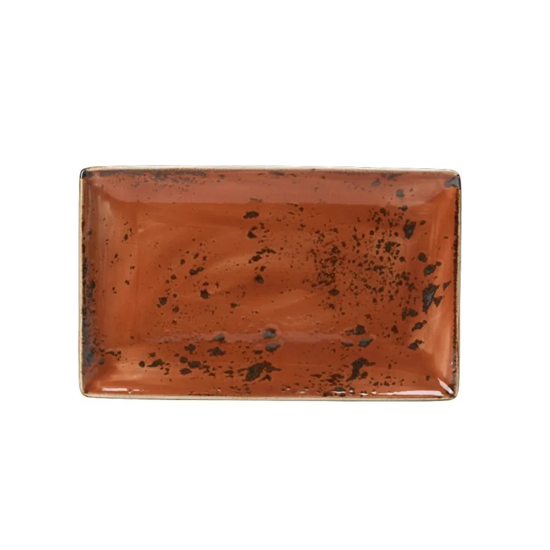 Steelite Performance Craft Terracott Tray Rectangle 10 5/8'' x 6 1/2'' Craft Terracotta - Pack of 6 Steelite Performance Craft Terracott Tray Rectangle 10 5/8'' x 6 1/2'' Craft Terracotta - Pack of 6
