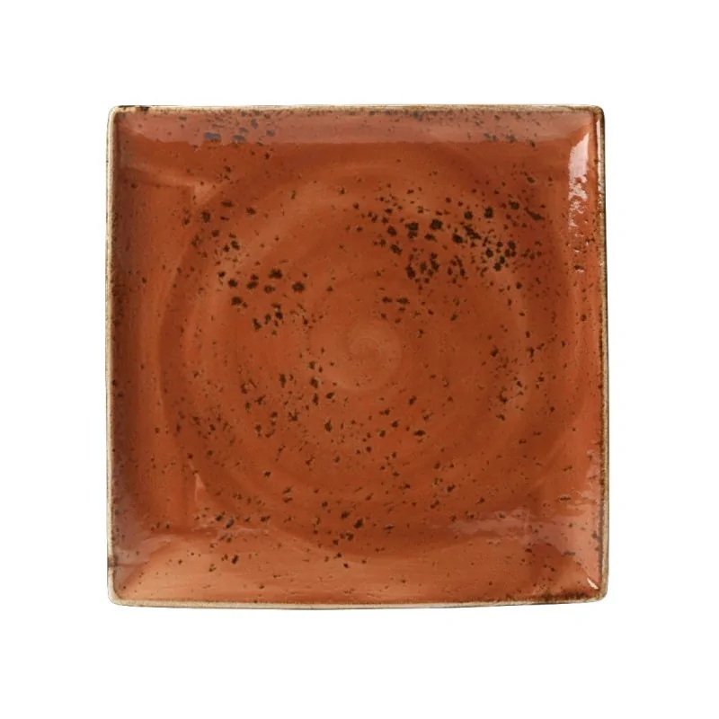 Steelite Performance Craft Terracott Tray Square 10 1/2'' Craft Terracotta - Pack of 6 Steelite Performance Craft Terracott Tray Square 10 1/2'' Craft Terracotta - Pack of 6