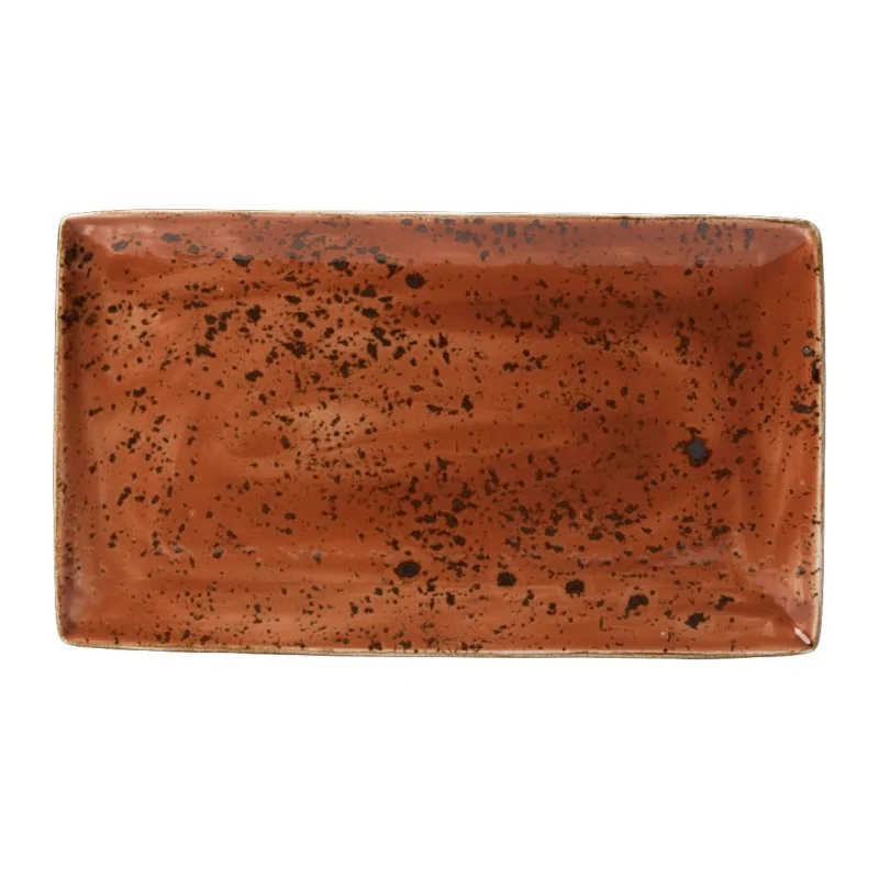Steelite Performance Craft Terracott Tray Rectangle 13'' x 7 1/2'' Craft Terracotta - Pack of 6 Steelite Performance Craft Terracott Tray Rectangle 13'' x 7 1/2'' Craft Terracotta - Pack of 6