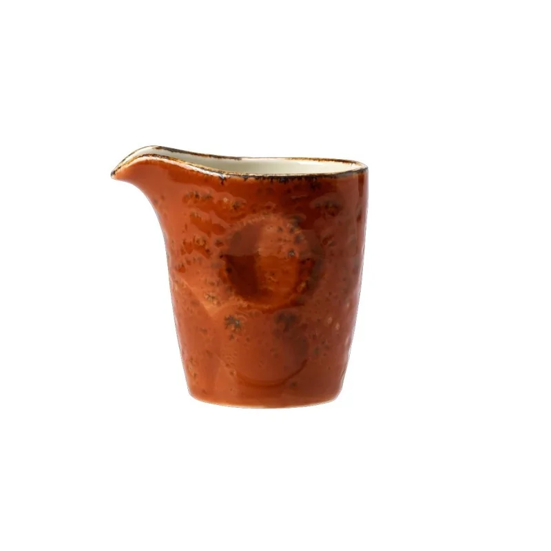 Steelite Performance Craft Terracott Pourer 3'' x 2 7/8'' (3 Oz) Craft Terracott - Pack of 12 Steelite Performance Craft Terracott Pourer 3'' x 2 7/8'' (3 Oz) Craft Terracott - Pack of 12