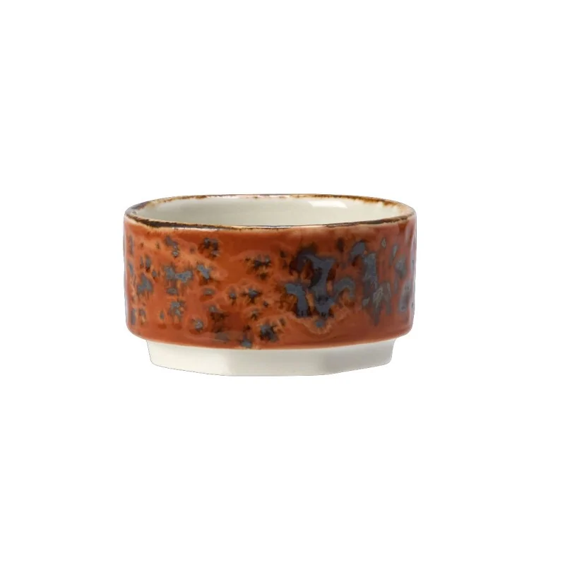 Steelite Performance Craft Terracott Taster Dip 2 1/2'' x 1 1/4'' (1 3/4 Oz) Craft Terracotta - Pack of 12