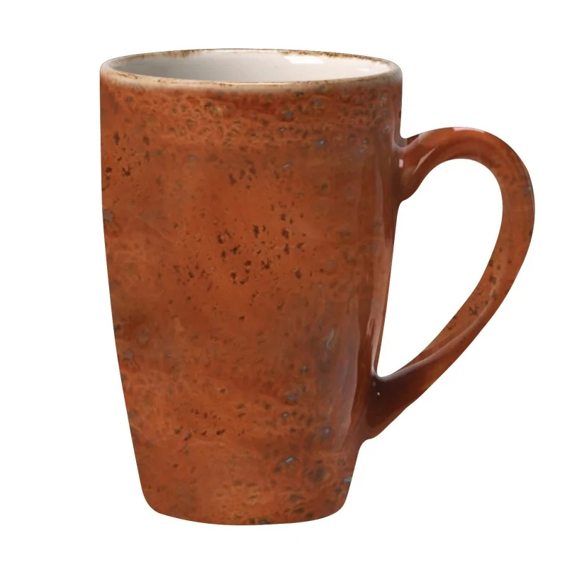 Steelite Performance Craft Terracott Quench Mug 4 1/4'' x 4 3/8'' (10 Oz) Craft Terracotta - Pack of 24 Steelite Performance Craft Terracott Quench Mug 4 1/4'' x 4 3/8'' (10 Oz) Craft Terracotta - Pack of 24