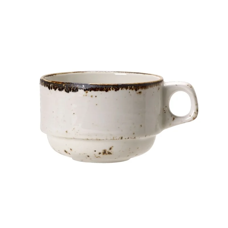 Steelite Performance Craft White Stacking Cup Slimline 3 1/2'' x 2'' (3 1/2 Oz) Craft White - Pack of 36 Steelite Performance Craft White Stacking Cup Slimline 3 1/2'' x 2'' (3 1/2 Oz) Craft White - Pack of 36