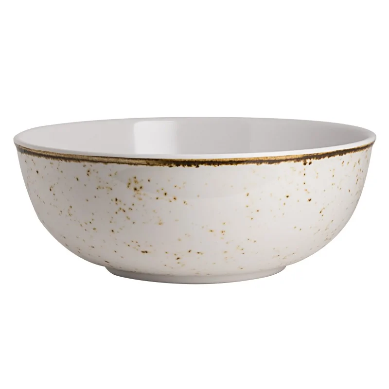 Creations Melamine Craft White Mel Round Bowl 11'' x 4'' (128 Oz) Craft White Melamine - Pack of 3 Creations Melamine Craft White Mel Round Bowl 11'' x 4'' (128 Oz) Craft White Melamine - Pack of 3
