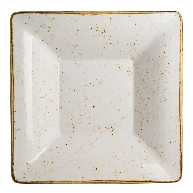 Creations Melamine Craft White Mel Square Pebble Serving Bowl 13 1/2'' x 3'' (96 Oz) Craft White Melamine - Pack of 6 Creations Melamine Craft White Mel Square Pebble Serving Bowl 13 1/2'' x 3'' (96 Oz) Craft White Melamine - Pack of 6
