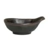 Delfin Melamine Grey Stone Bowl 5 7/8'' x 1 3/4'' (9 Oz) Grey Stone