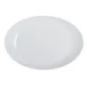 Creations Melamine Improv Oval Winged Coupe Platter 13 3/8'' x 9 1/4'' x 1 1/2'' Improv - Pack of 12