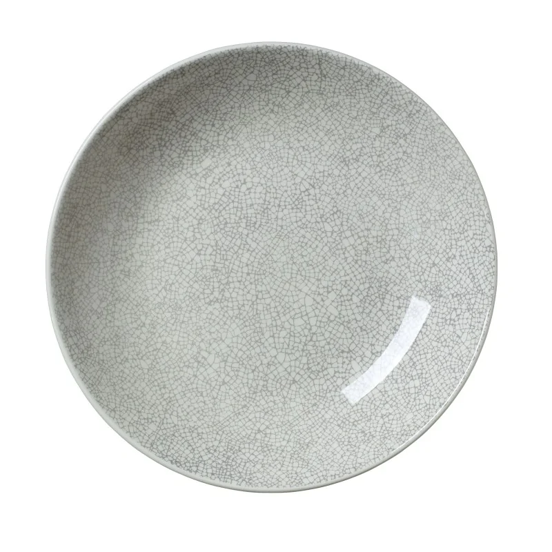 Steelite Performance Ink Crackle Gre Bowl Coupe 10'' x 1 3/4'' (1 3/8 Qt) Ink Crackle Grey - Pack of 12 Steelite Performance Ink Crackle Gre Bowl Coupe 10'' x 1 3/4'' (1 3/8 Qt) Ink Crackle Grey - Pack of 12