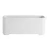 Creations Melamine Oasis Small Narrow Rectangle Insert 6 5/8'' x 3 1/4'' x 2 3/4'' (23 Oz) Oasis - Pack of 4