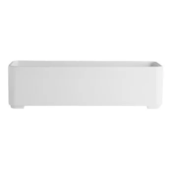 Creations Melamine Oasis Large Narrow Rectangle Insert 10'' x 3 1/4'' x 2 3/4'' (1 Qt) Oasis - Pack of 4
