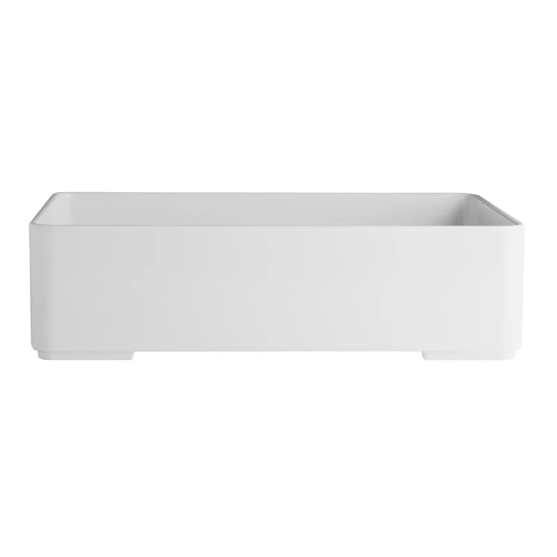 Creations Melamine Oasis Large Wide Rectangle Insert 10 1/8'' x 6 5/8'' x 2 3/4'' (2 1/2 Qt) Oasis - Pack of 4
