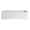 Creations Melamine Oasis Large Wide Rectangle Insert 10 1/8'' x 6 5/8'' x 2 3/4'' (2 1/2 Qt) Oasis - Pack of 4