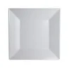 Creations Melamine Polar White Square Plate 6'' Polar White - Pack of 24