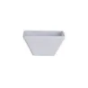 Creations Melamine Polar White Square Bowl 3'' x 1 1/2'' (3 Oz) Polar White - Pack of 72