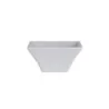 Creations Melamine Polar White Square Bowl 4'' x 1 7/8'' (7 Oz) Polar White - Pack of 24