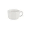 Diversified Ceramics Polar White Stacking Latte Cup 5 1/4'' x 4 1/4'' x 2 1/2'' (16 Oz) Polar White - Pack of 24