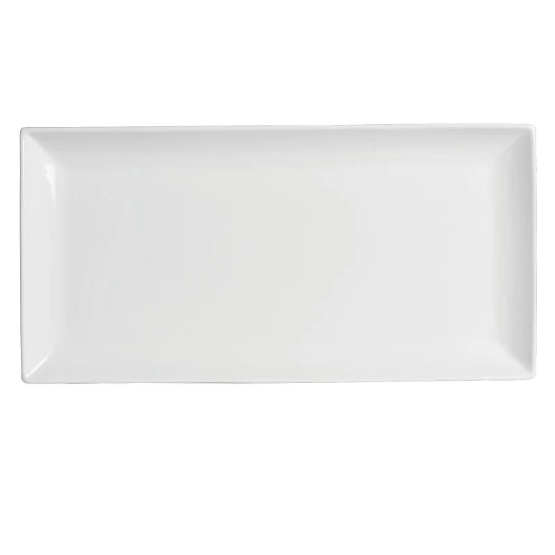 Varick DW Pub Rectangle Plate 11'' x 7'' Pub - Pack of 12