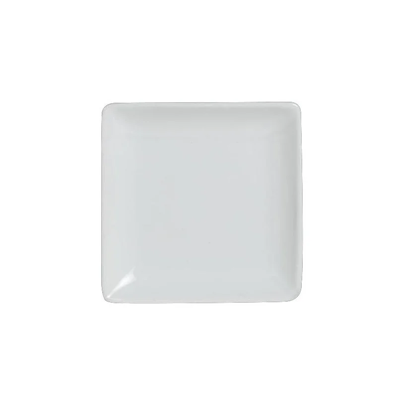Varick DW Pub Square Plate 3 1/2'' Pub - Pack of 36 Varick DW Pub Square Plate 3 1/2'' Pub - Pack of 36