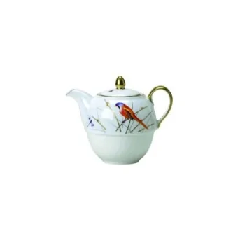 William Edwards Reed Tea For One Teapot Coupe 4 7/8'' x 2 3/8'' (16 Oz) Reed - Pack of 6