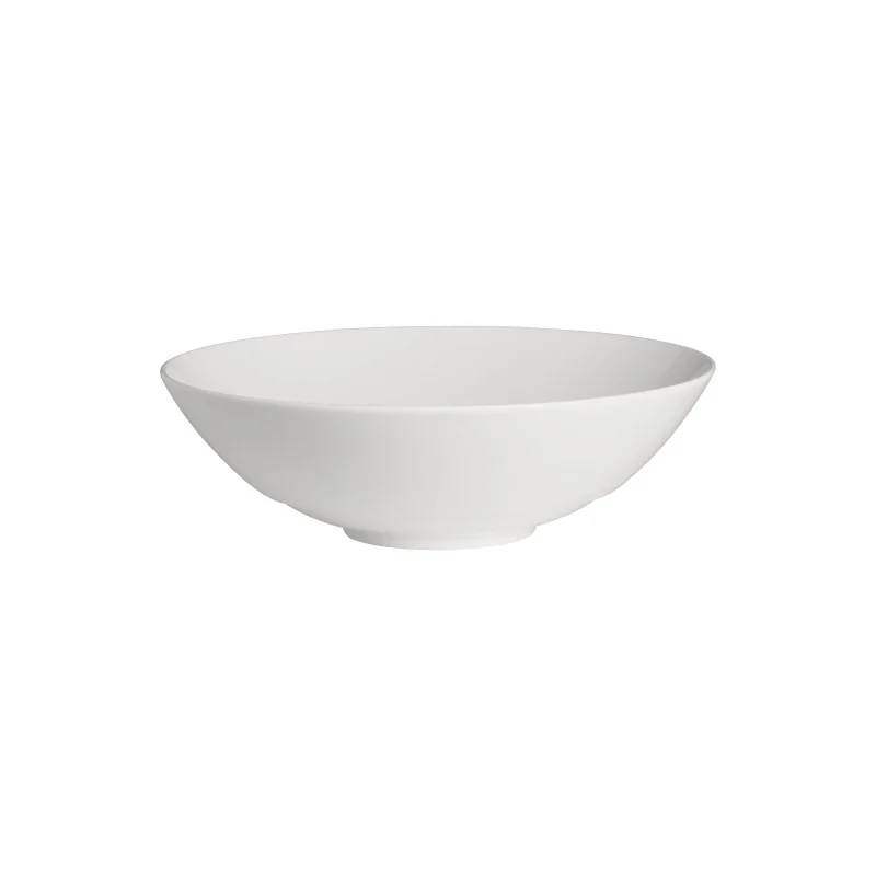 Rene Ozorio Luxury Bone Signature Ro Serving Bowl 8 1/4'' x 2 1/2'' (1 Qt) (5'' 3 5/8 Oz Well) Signature Ro - Pack of 24