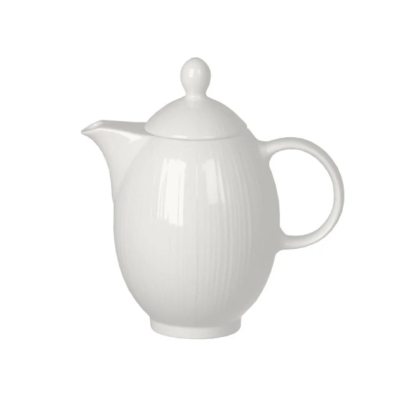 Steelite Distinction Spyro Coffee Pot 6 1/4'' x 3 7/8'' x 4 7/8'' (12 Oz) Small Lid Spyro Steelite Distinction Spyro Coffee Pot 6 1/4'' x 3 7/8'' x 4 7/8'' (12 Oz) Small Lid Spyro