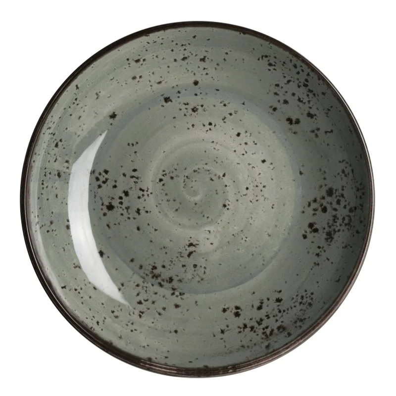Creations Melamine Urban Smoke Coupe Bowl 10'' x 1 3/4'' (1 Qt) Urban Smoke - Pack of 12