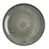 Creations Melamine Urban Smoke Coupe Plate 8'' Urban Smoke - Pack of 12