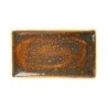 Steelite Performance Vesuvius Amber Tray Rectangle 13'' x 7 1/2'' Vesuvius Amber - Pack of 6