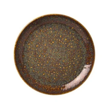 Steelite Performance Vesuvius Amber Plate Coupe 11 3/4'' Vesuvius Amber - Pack of 12