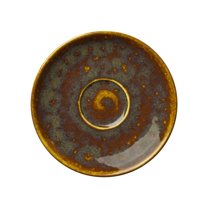 Steelite Performance Vesuvius Amber Saucer 6'' Vesuvius Amber - Pack of 12