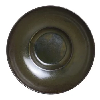 Rene Ozorio - Wabi Sabi Wabi Sabi Slate Coupe Bowl Rimmed 9 5/8'' x 2 5/8'' (Well 1 5/8 Qt) Wabi Sabi Slate - Pack of 6