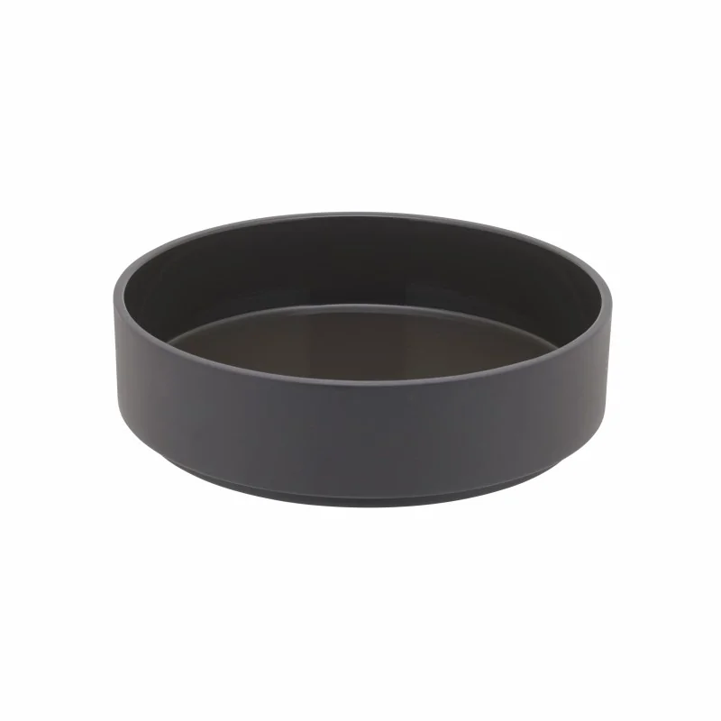 Degrenne 234564 Degrenne Evento Grey Stoneware Low Salad Bowl - 25.... Degrenne 234564 Degrenne Evento Grey Stoneware Low Salad Bowl - 25....