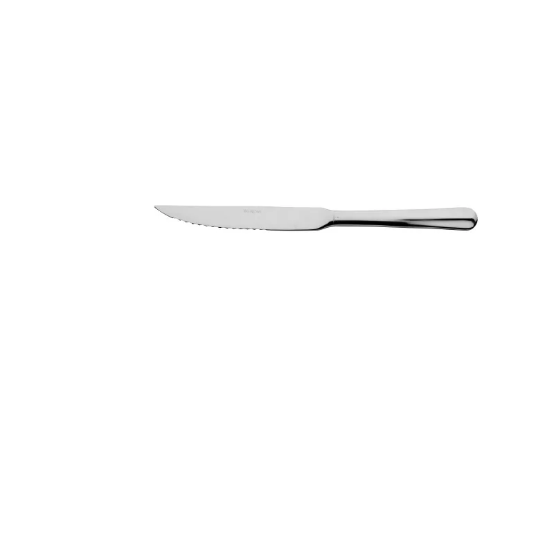 Degrenne Mikado Stainless Steel Steak Knife Solid Handle Serrated 232 mm - 9 ''1/8 - Pack of 12 Degrenne Mikado Stainless Steel Steak Knife Solid Handle Serrated 232 mm - 9 ''1/8 - Pack of 12