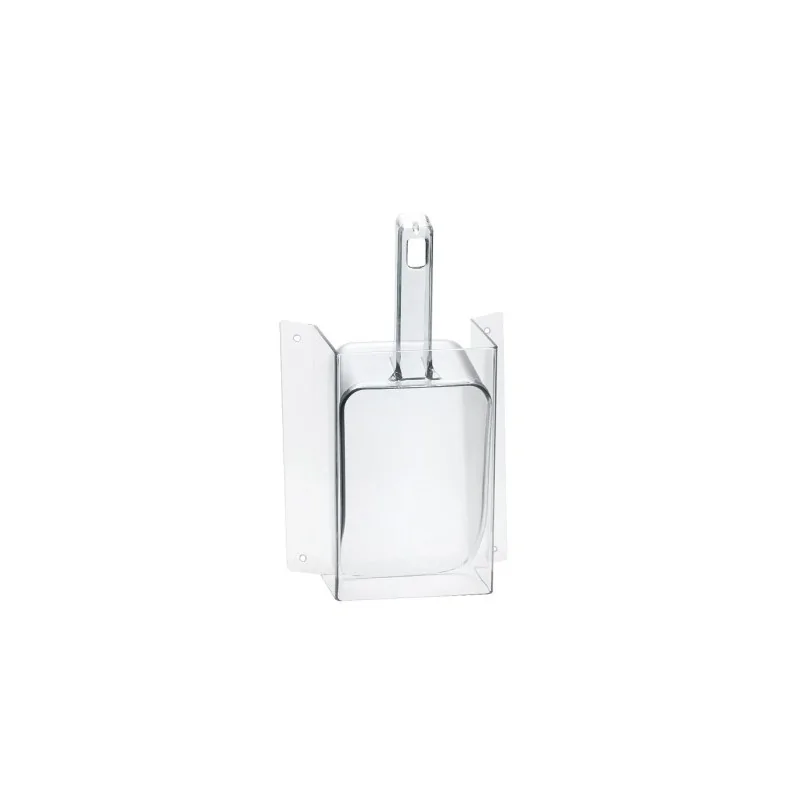 Cal-Mil Polycarbonate Wall Mount Scoop Guard With Scoop - 32oz Cal-Mil Polycarbonate Wall Mount Scoop Guard With Scoop - 32oz