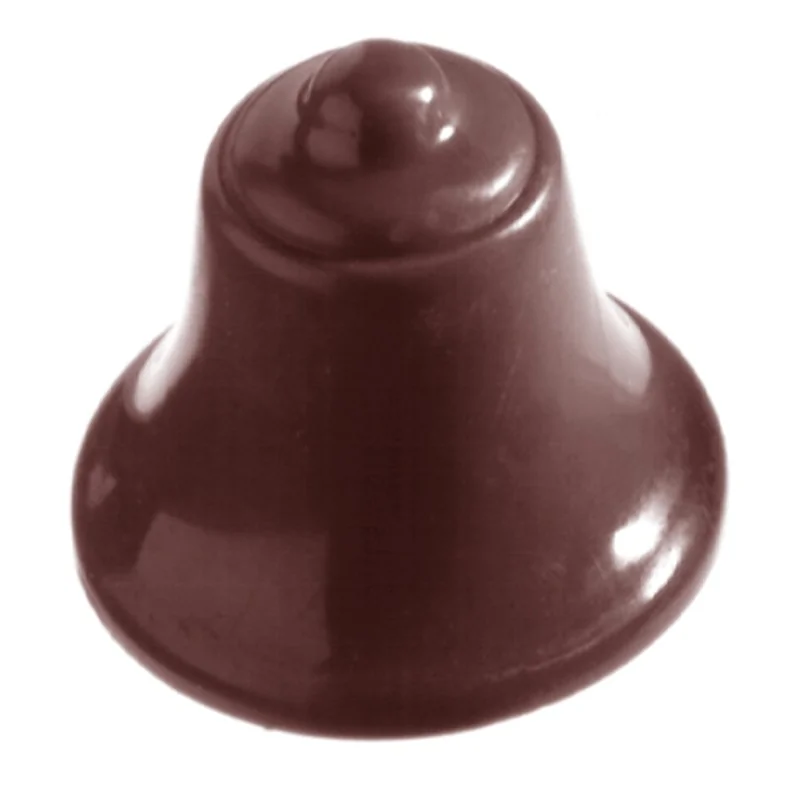 Polycarbonate Bell Chocolate Mold - 31 mm x 31 mm x 27 mm - 12 gr - 21 Cavity Polycarbonate Bell Chocolate Mold - 31 mm x 31 mm x 27 mm - 12 gr - 21 Cavity
