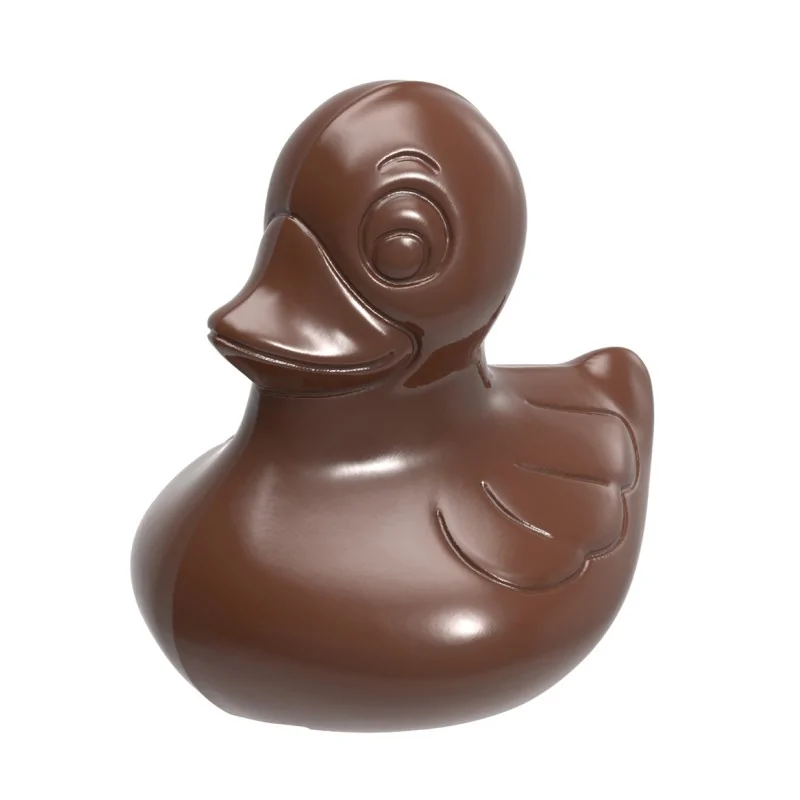Polycarbonate Fairground Duck Chocolate Mold - 34 mm x 35 mm x 14 mm - 12 gr - 18 Cavity Polycarbonate Fairground Duck Chocolate Mold - 34 mm x 35 mm x 14 mm - 12 gr - 18 Cavity